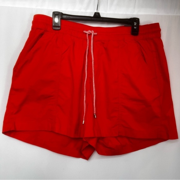 Plus Size: 1 Happy Camper Stretch
Woven Active Short - Torrid Orange Shorts - Picture 3 of 11